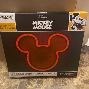 Paladone Disney Mickey Mouse LED Red Neon Light Wall Mountable - USB
